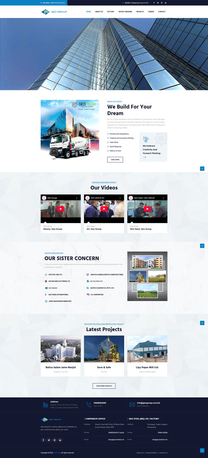 Geo Group — website screenshot